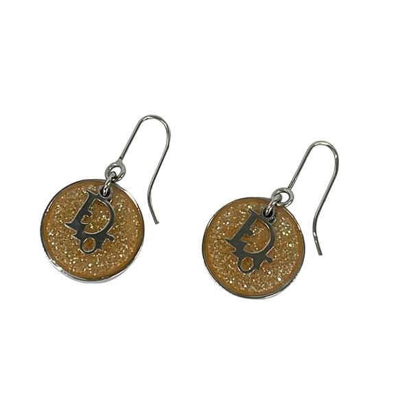 Christian Dior Jewelry - Christian Dior Earrings Silver Gold